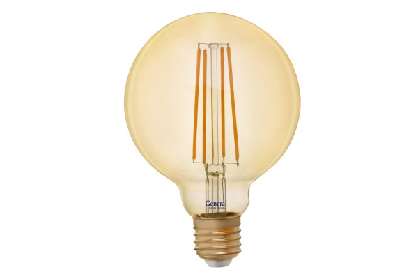 Лампа светодиодная General Filament Шар G95 10Вт E27 2700K Золото