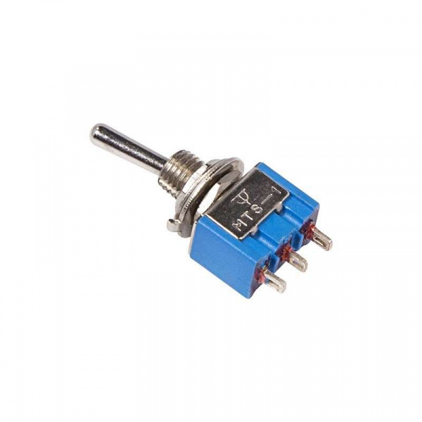 Тумблер однополюсный Micro 250V 3A (3c) ON-OFF-ON MTS-103 Rexant