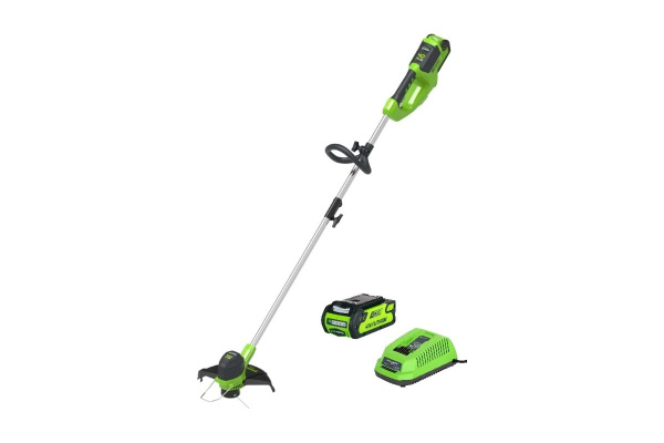 Триммер аккумуляторный Greenworks G40LTK4, 40V, 30 см, с 1хАКБ 4 Ач и ЗУ