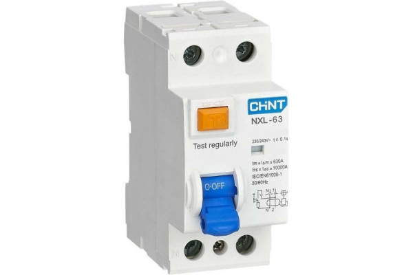 Устройство защитного отключения NXL-63 6kA 1P+N 40A 30mA AC (R) 280723 Chint