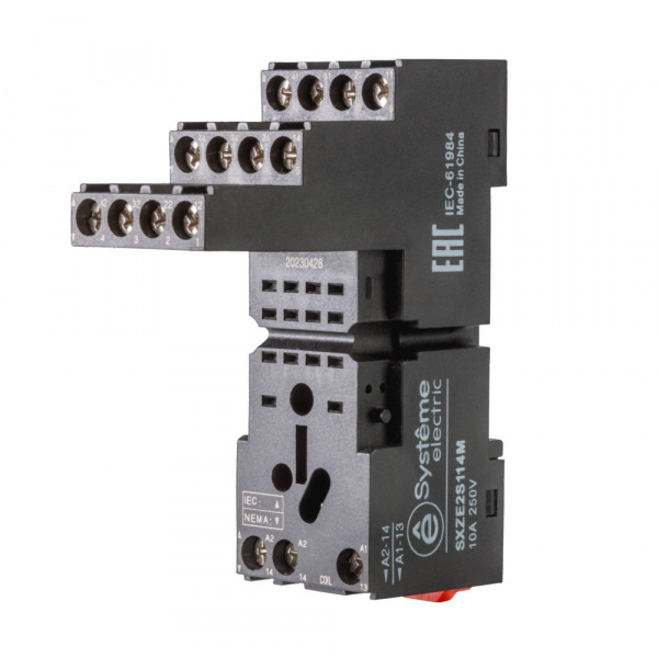 Розетка для реле 4СО 10А mixed Systeme Electric SXZE2S114M