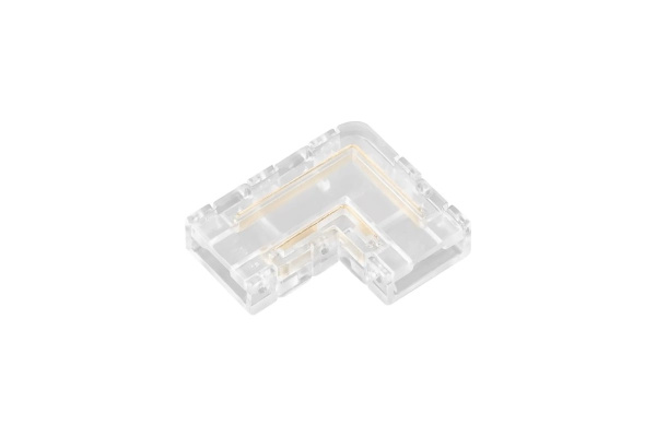 Коннектор угловой FIX-MONO-8mm-2pin-STS (Прозрачный) Arlight 047195