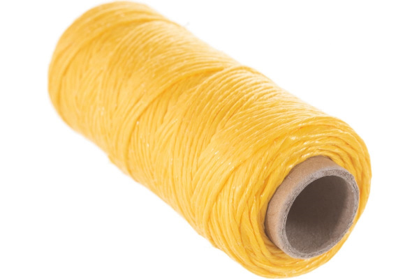 Шпагат полипропиленовый STAYER d 1.5 мм, 60 м, 800 текс, 32 кгс, желтый (50077-060)