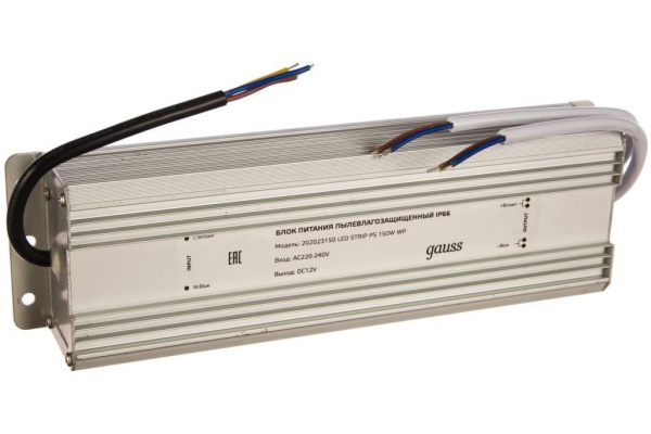 Блок питания Gauss LED Strip PS 12V 150W IP67