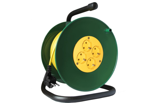 Силовой удлинитель ТМ Союз 4 гнезда, заземление 50м 2200Вт