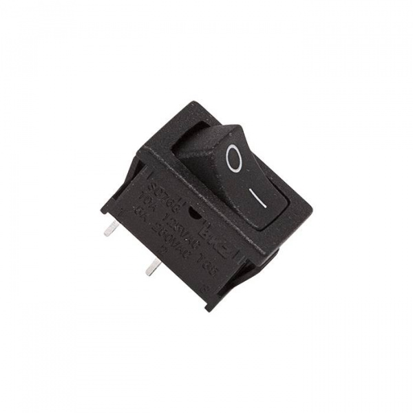 Выключатель клавишный черный Mini 250V 6А (2с) ON-OFF RWB-201, SC-768 Rexant