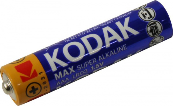 Элемент питания LR03 (AAA) Kodak МАХ алкалин (цена за 1 штуку)