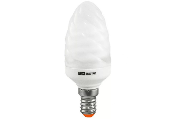 Лампа энергосберегающая HS 12W 230V E14 2700К TDM