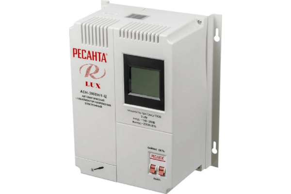 Стабилизатор АСН-3000Н/1-Ц Ресанта Lux