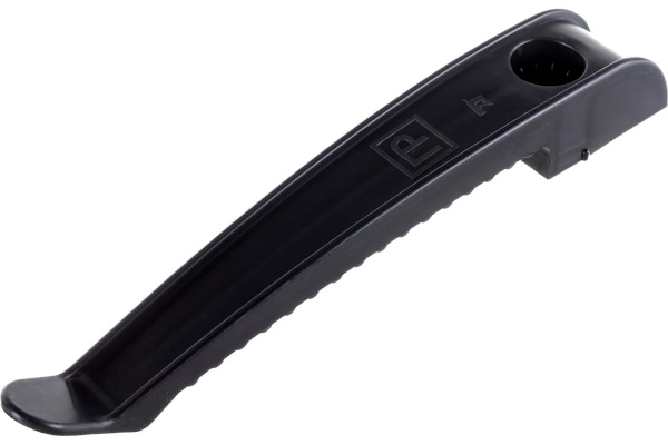 Держатель кабеля односторонний для прямого монтажа черный (20шт/240шт уп/кор) Промрукав