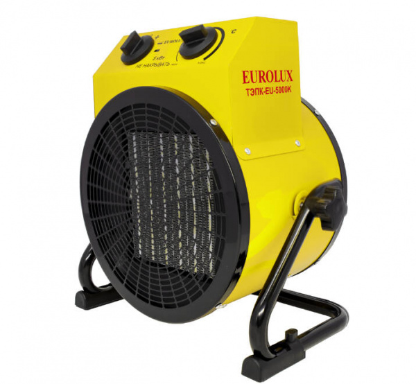 Пушка тепловая электрическая Eurolux ТЭПК-EU-5000K керам.нагревательный элемент, круглая