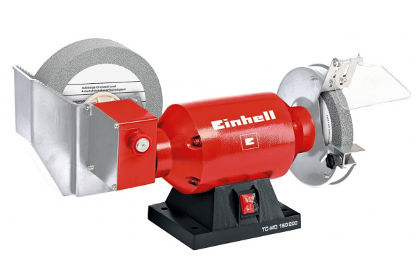 Станок точильный Einhell TC-WD 150/200, 250Вт, 2950/134об/мин