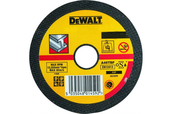 Диск отрезной по металлу 230х3,0х22,2мм DeWalt DT3430