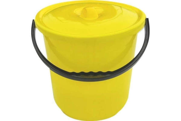 Ведро 10л с крышкой для пищевых продуктов ВК-01, микс ОНЕСТ