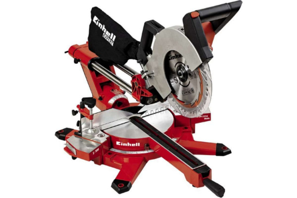 Пила торцовочная Einhell TE-SM 2534 Dual, 1800Вт, 250х30мм, пропил 310х90мм, расширители X-Tend