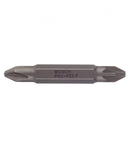 Бита двухсторонняя Bosch 1 шт. (PH2; PZ2) 45 мм 2607001743 Bosch