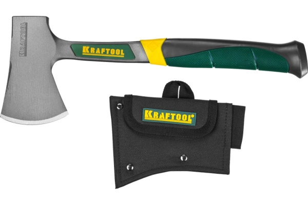 Топор туристический цельнокованый KRAFTOOL PATROL 600/850 г, 340 мм (20645-06)