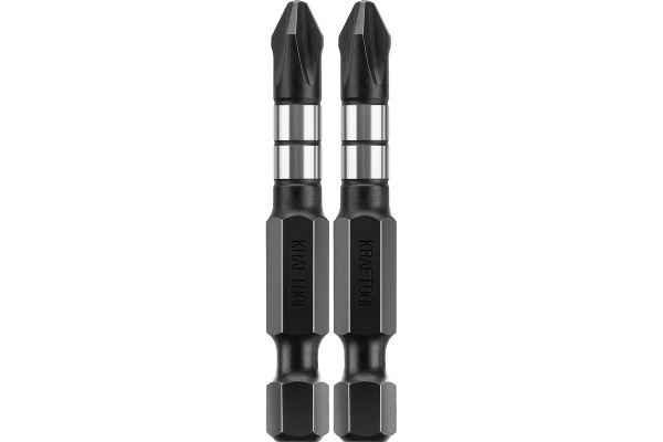 Ударные биты KRAFTOOL Impact PH2, 50 мм,(26191-2-50-S2) цена за 1шт