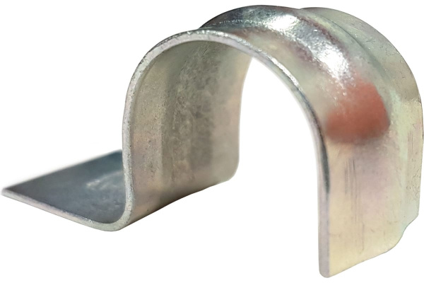 Скоба однолапковая металлическая оцинкованная Fixpistols F-CM19-20 (Широкая) (100шт)