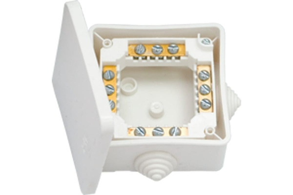 Коробка Bylectrica с клемными колодками для открытой проводки IP44 (80х80х41,5 мм) КМ-222