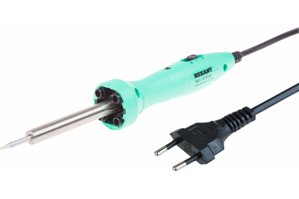 Паяльник долговечное жало, LED подсветка, 40Вт, 220В, блистер REXANT