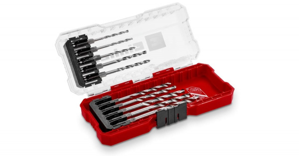 Набор сверл Einhell 10 штук, 2-6.5мм, по металлу, HSS 135 гр, с 6-гранным хвостовиком, S-Case