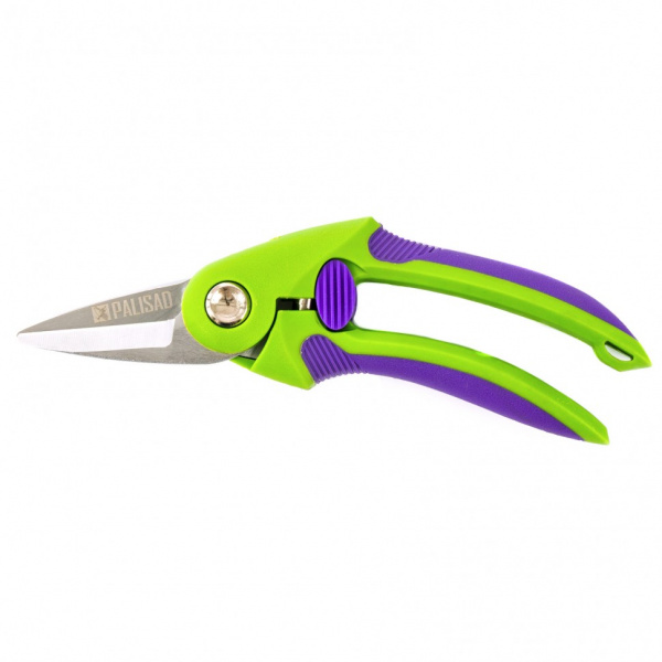 Секатор цветочный, 220 мм, двухкомпонентные рукоятки// Palisad