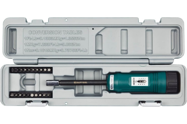 Динамометрическая отвертка KRAFTOOL 1-8 Нм (64030)