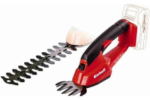 Ножницы + кусторез акк. Einhell PXC GE-CG 18 Li, 18В, быстросменные насадки, 100/200мм, без АКК и ЗУ