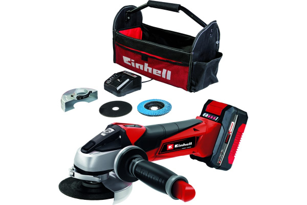 Шлифмашина угловая аккумуляторная Einhell PXC TE-AG 18/115 Li (1x4,0Ah)