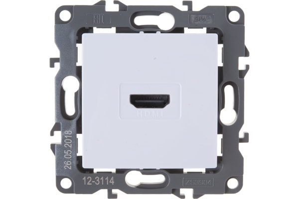 Розетка Белый 1П HDMI СУ Эра12