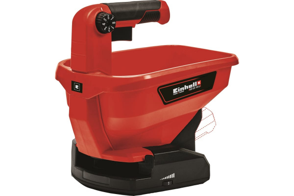 Сеялка аккумуляторная Einhell PXC GE-US 18 Li-Solo, 3,3л, 6 скор, 8 ступ расх, разброс 2,2-5