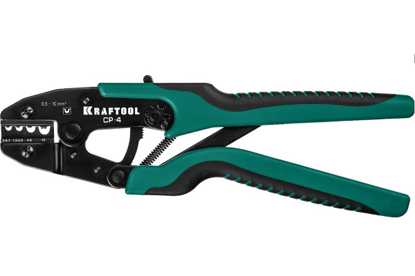 Пресс-клещи KRAFTOOL CP-4 для медных наконечников и гильз  0,5-10мм.кв.