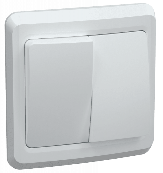 Выключатель Белый 2кл СУ 10А ВС10-2-0-ВБ Вега IEK