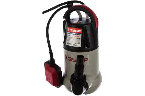 Насос погружной дренажный для чистой воды пропускная способность 250 л/м ЗНПЧ-750 Зубр