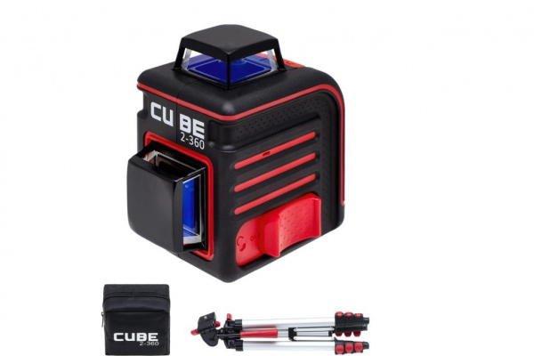 Построитель лазерных плоскостей (лазерный уровень) ADA Cube 2-360 Professional Edition