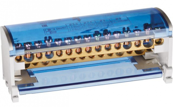 Шина PEN в корпусе 2х15 групп на DIN-рейку Navigator (71237)