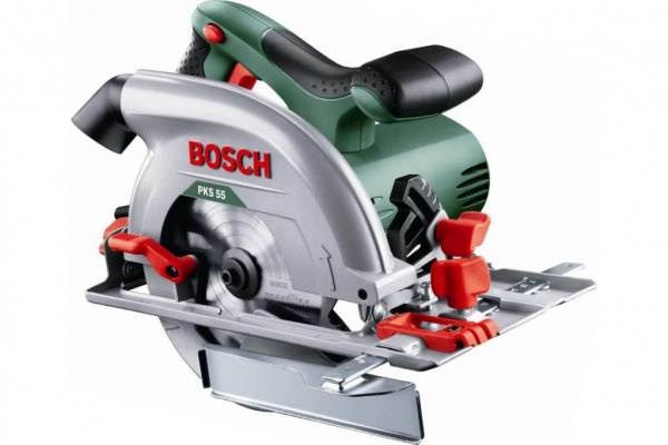 Пила дисковая ручная Bosch 1200 Вт, PKS 55 0603500020