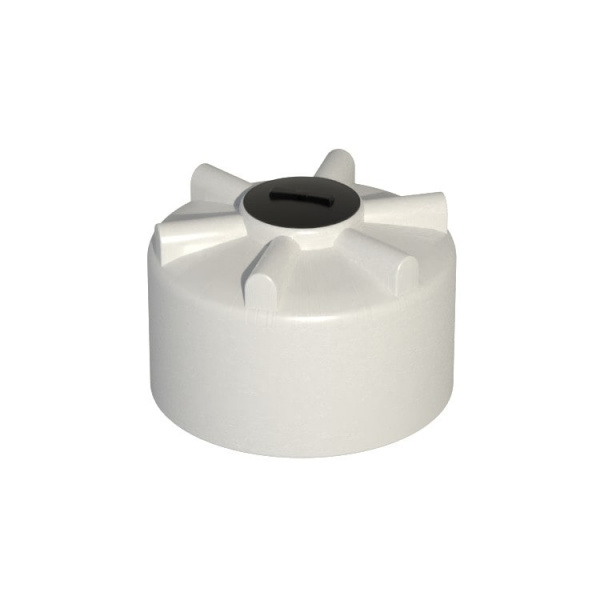 Емкость ЭВЛ 700 отводы / крышка 350мм / белая ИРПЛАСТ