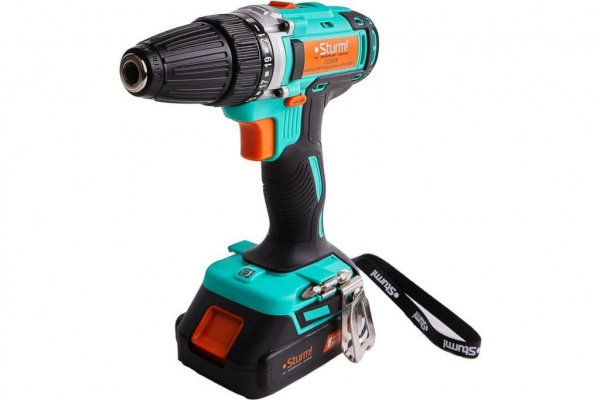 Дрель-шуруповерт аккумуляторная 18.0В/2.0Ач/28Нм. Sturm! CD3618