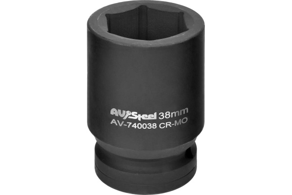 Головка ударная 38 (1") 6-гран. AV Steel