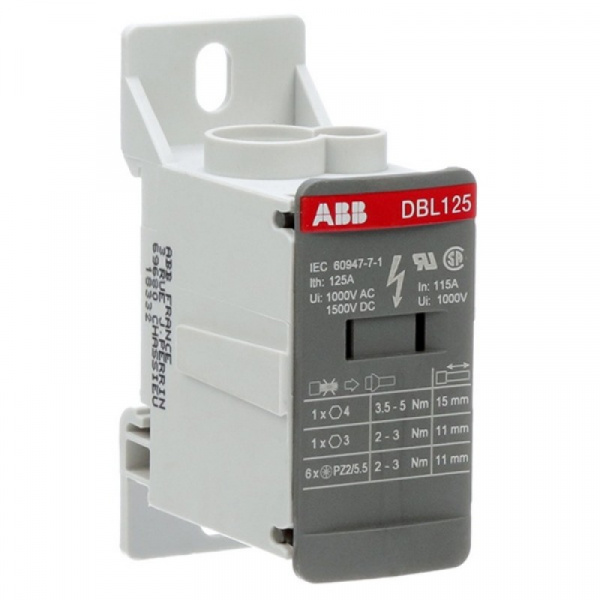 Блок распределительный 1p/125А DBL125 ABB