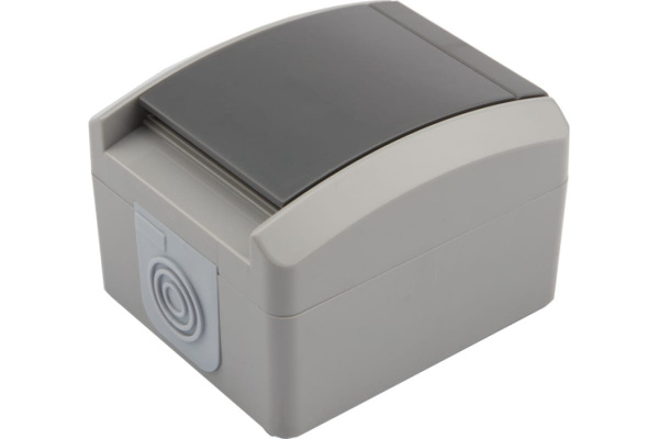 Розетка KRANZ (керамика) 1П с/з 16A, IP54 ОУ Kranz