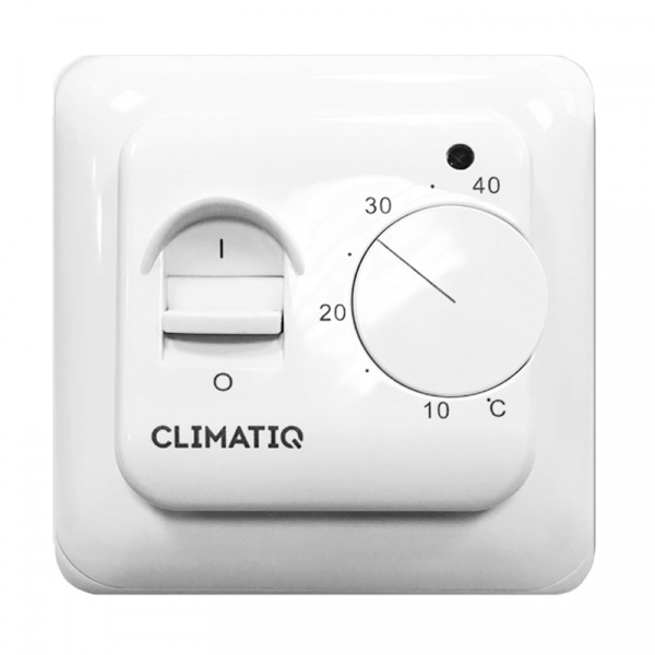Терморегулятор механический 3600 Вт белый CLIMATIQ IQWatt IQ20616