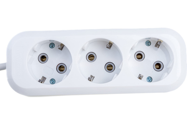 Удлинитель Smartbuy, 3 гн. 3 м с з/к  с выкл. ПВС 3х1 3500Вт