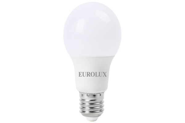 Лампа светодиодная Eurolux LL-E-A60-7W-230-2,7K-E27 (груша, 7Вт, тепл., Е27)