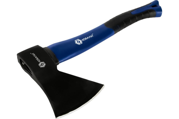 Топор плотницкий КОБАЛЬТ 600г, фибергласовая рукоятка