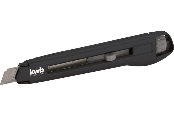 Нож выдвижной kwb, 9мм, фиксирующее колесико