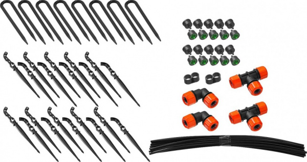 Расширительный комплект для системы капельного полива от водопровода, на 20 растений GRINDA