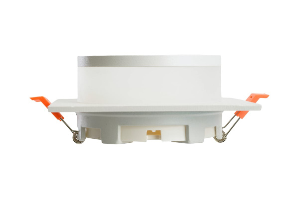 Светильник встраиваемый Feron под лампу GX53 белый квадрат IP20 110х110х48 DL501